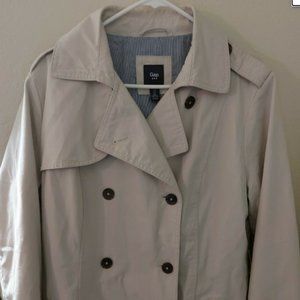 Women's classic beige pea coat